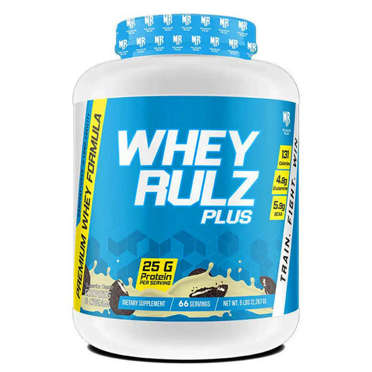 Muscle Rulz Whey Rulz Plus - 5lbs, 66 Servings for Ultimate Performance
